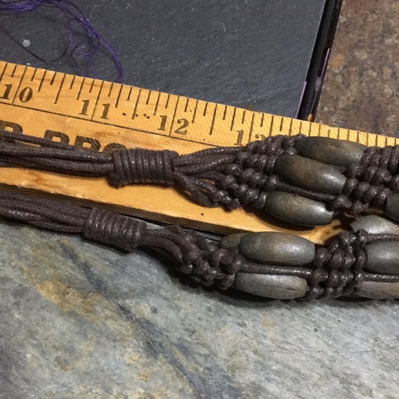 Macramé Beaded belt - Picture 7 of 7